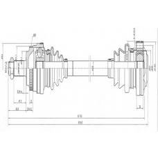 AW1531035A AYWIPARTS Приводной вал