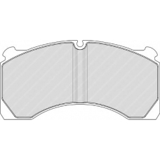 FCV1857BFE FERODO Комплект тормозных колодок, дисковый тормоз