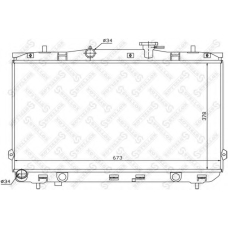 10-26533-SX STELLOX Радиатор, охлаждение двигателя