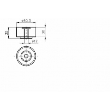 TKR 9989 TIMKEN Паразитный / ведущий ролик, зубчатый ремень