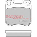 1170034 METZGER Комплект тормозных колодок, дисковый тормоз