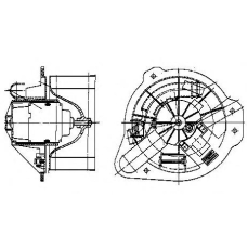 9101375 BEHR Blower unit