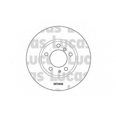 DF2556 TRW Тормозной диск