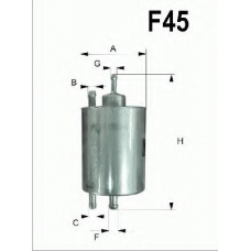 WF8338 QUINTON HAZELL Фильтр топливный