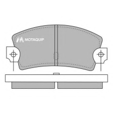 LVXL568 MOTAQUIP Комплект тормозных колодок, дисковый тормоз