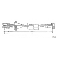 S07126 CABOR Тросик спидометра