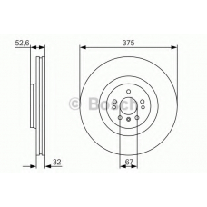 0 986 479 R31 BOSCH Тормозной диск