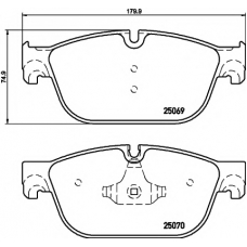 8DB 355 015-061 HELLA PAGID Комплект тормозных колодок, дисковый тормоз