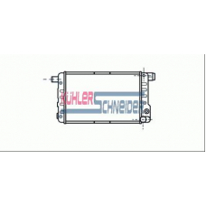 1701001 KUHLER SCHNEIDER Радиатор, охлаждение двигател
