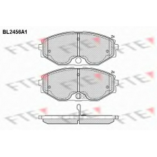 BL2456A1 FTE Комплект тормозных колодок, дисковый тормоз