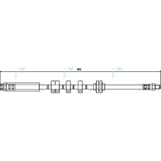 HOS3112 APEC Тормозной шланг