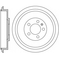VBE660 MOTAQUIP Тормозной барабан