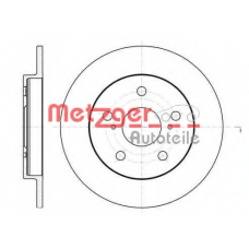 6110498 METZGER Тормозной диск