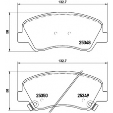 T2181 PAGID Комплект тормозных колодок, дисковый тормоз