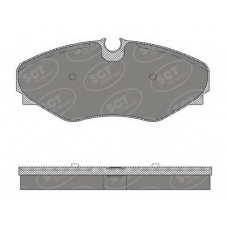 SP 495 PR SCT Комплект тормозных колодок, дисковый тормоз