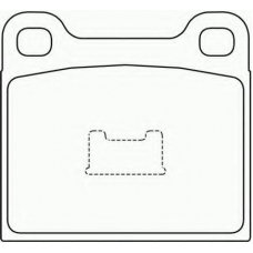 T0451 PAGID Комплект тормозных колодок, дисковый тормоз