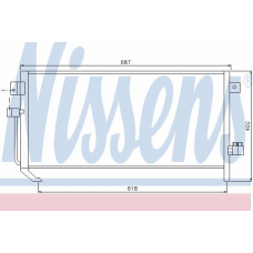 94848 NISSENS Конденсатор, кондиционер