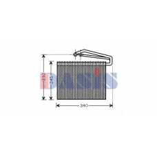 820011N AKS DASIS Испаритель, кондиционер