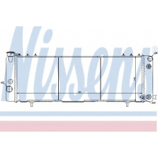 61001 NISSENS Радиатор, охлаждение двигателя