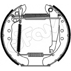 151-129 CIFAM Комплект тормозных колодок