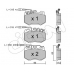 822-049-2 CIFAM Комплект тормозных колодок, дисковый тормоз