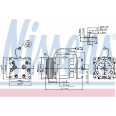 89167 NISSENS Компрессор, кондиционер