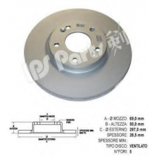 IBT-1H16 IPS Parts Тормозной диск