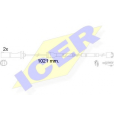 610554 E C ICER Сигнализатор, износ тормозных колодок