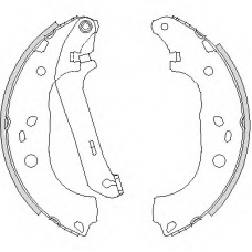 4206.01 REMSA Комплект тормозных колодок