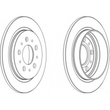 DDF241-1 FERODO Тормозной диск