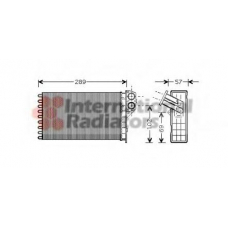 40006226 VAN WEZEL Теплообменник, отопление салона