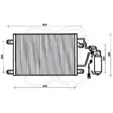 30R0035 ELECTRO AUTO Конденсатор, кондиционер