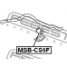 MSB-CS6F FEBEST Опора, стабилизатор
