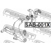 SAB-001X FEBEST Подвеска, рычаг независимой подвески колеса