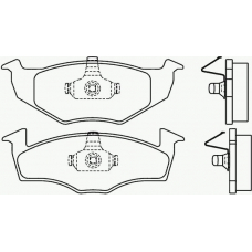 MDB1805 MINTEX Комплект тормозных колодок, дисковый тормоз