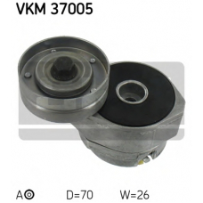 VKM 37005 SKF Натяжной ролик, поликлиновой  ремень