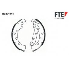 BB1319A1 FTE Комплект тормозных колодок