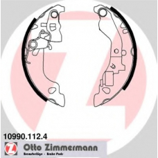 10990.112.4 ZIMMERMANN Комплект тормозных колодок