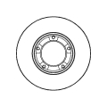 NBD 610 NATIONAL Тормозной диск