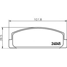 8DB 355 011-131 HELLA PAGID Комплект тормозных колодок, дисковый тормоз