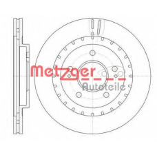 6110328 METZGER Тормозной диск