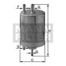 WK 513/4 MANN-FILTER Топливный фильтр