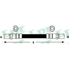 6T46378 LPR Тормозной шланг