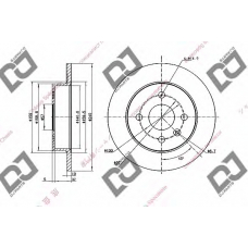 BD1774 DJ PARTS Тормозной диск