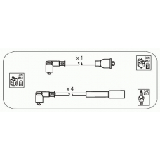 S13.P JANMOR Комплект проводов зажигания