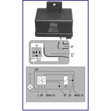 132052 HITACHI Реле, система накаливания
