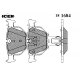 181684<br />ICER<br />Комплект тормозных колодок, дисковый тормоз