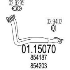01.15070 MTS Труба выхлопного газа