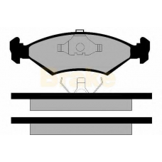 PA310 BRAKE ENGINEERING Комплект тормозных колодок, дисковый тормоз