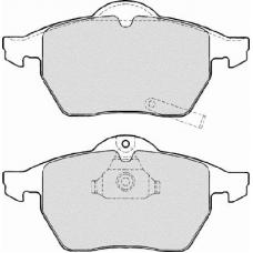 FD7025A NECTO Комплект тормозных колодок, дисковый тормоз